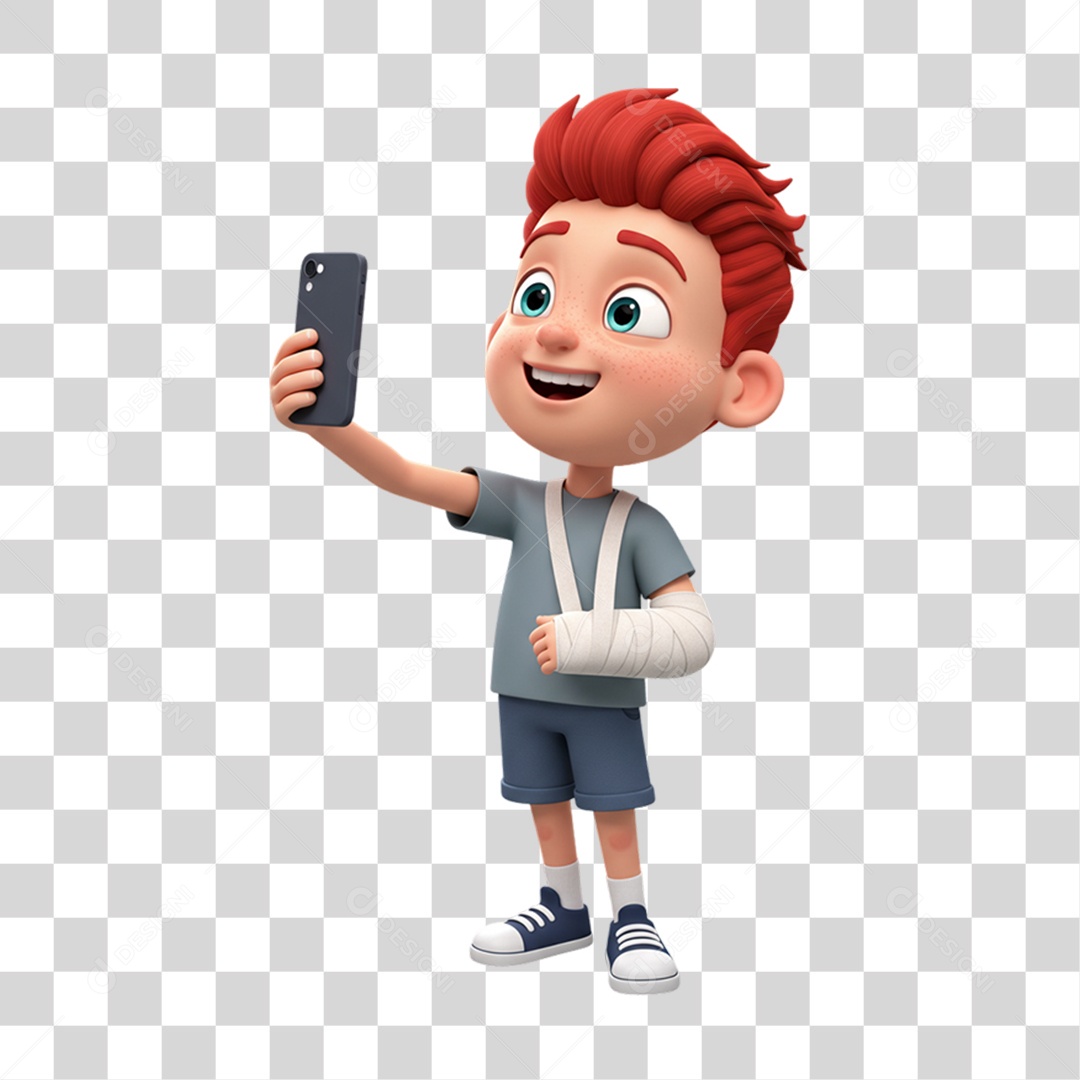 Personagem Criança com Deficiências Doenças PNG Transparente