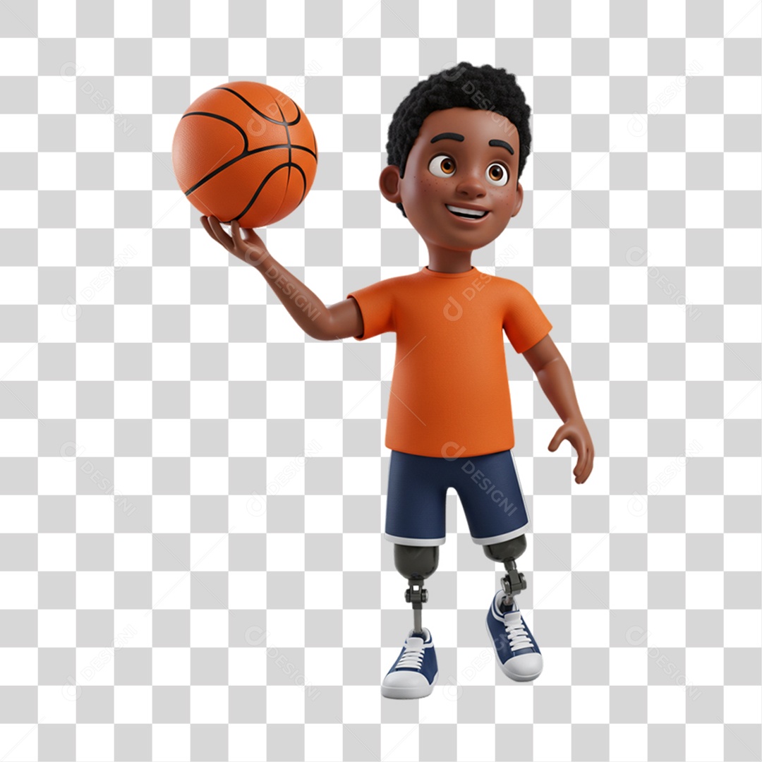 Personagem Criança com Deficiências Doenças PNG Transparente