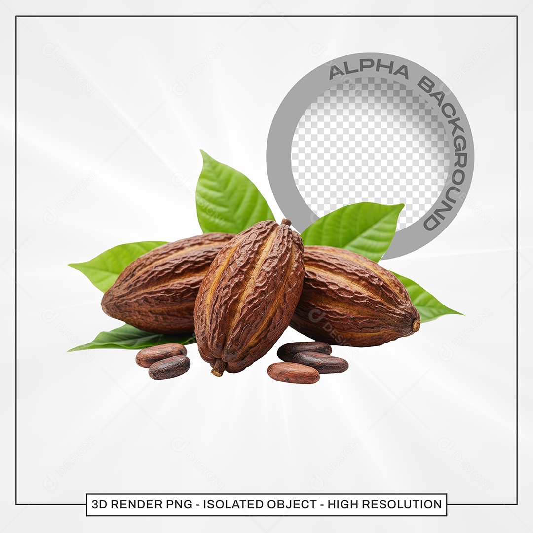 Caca Maduros Elemento 3D Para Composição PSD