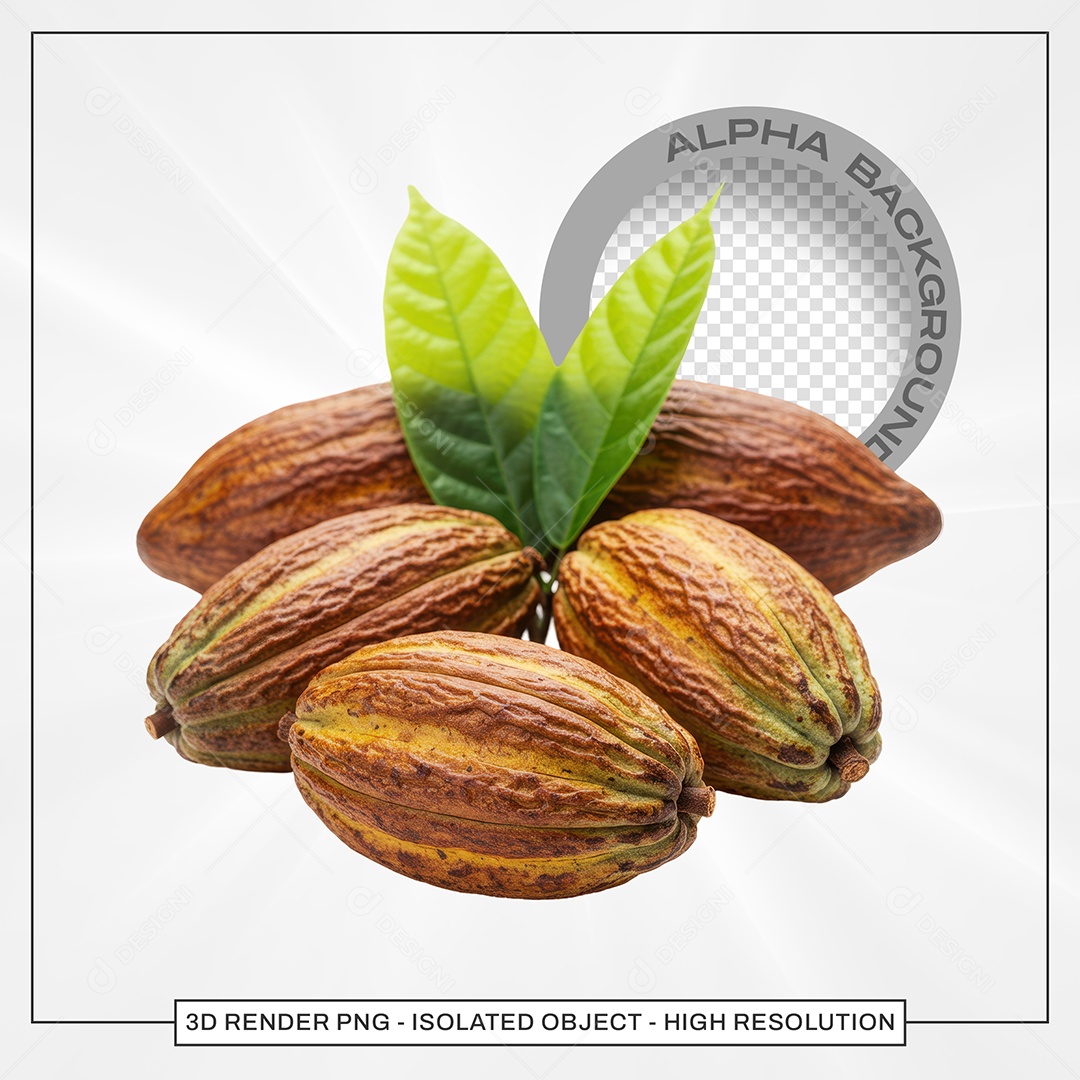 Caca Maduros Elemento 3D Para Composição PSD