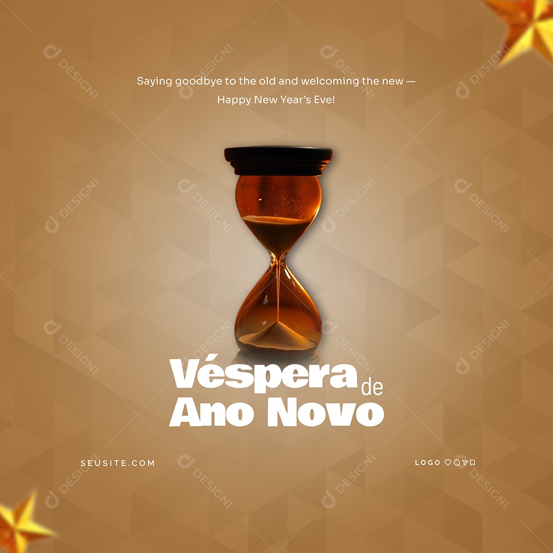 Véspera 2026 Ano Novo 01 de Janeiro Social Media PSD Editável