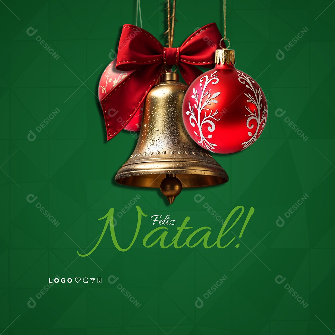 Feliz Natal 25 de Dezembro Celebre a Vida com Amor e Gratidão Social Media PSD Editável