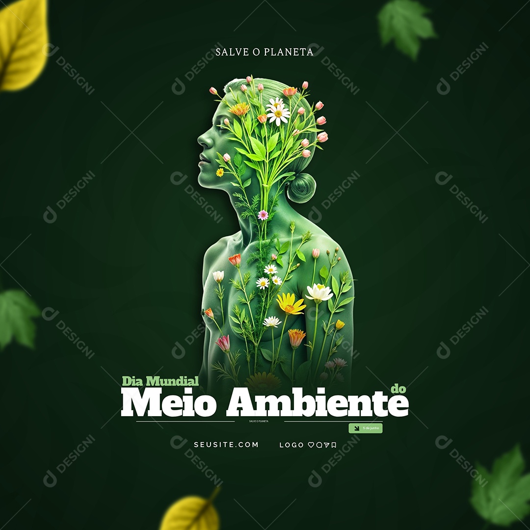 Dia Mundial do Meio Ambiente 05 de Junho Social Media PSD Editável