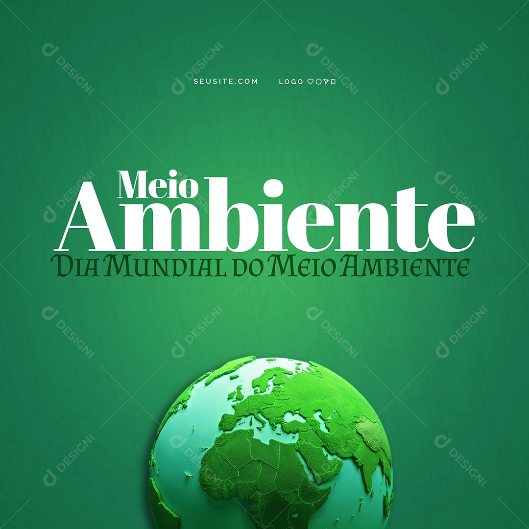 Dia Mundial do Meio Ambiente 05 de Junho Social Media PSD Editável