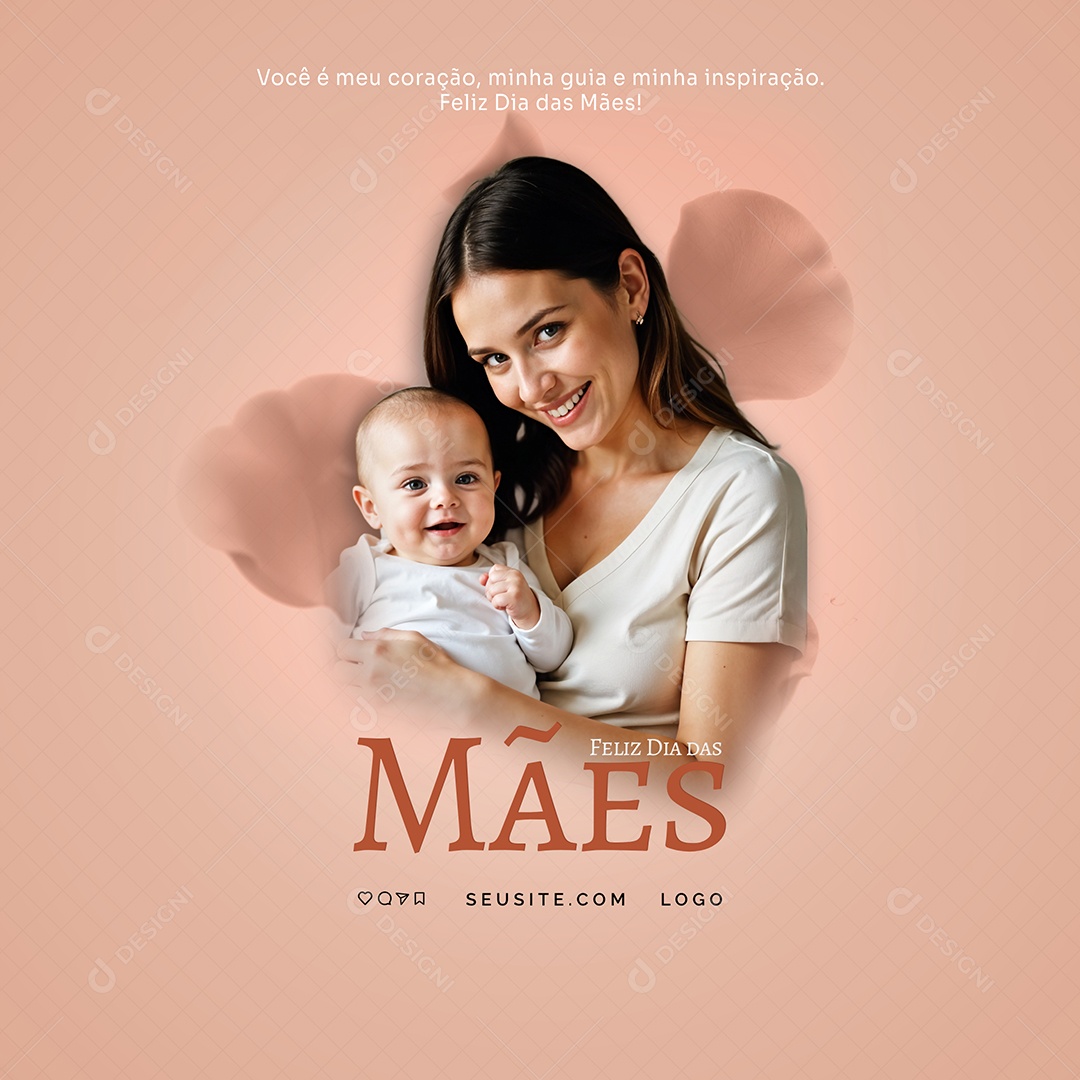 Dia das Mães 11 de Maio Social Media PSD Editável