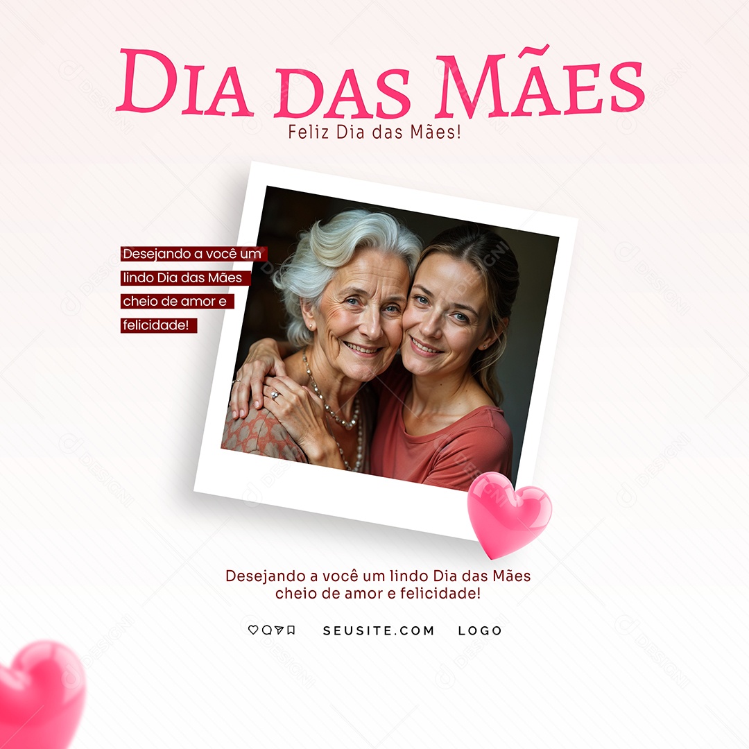 Dia das Mães 11 de Maio Social Media PSD Editável