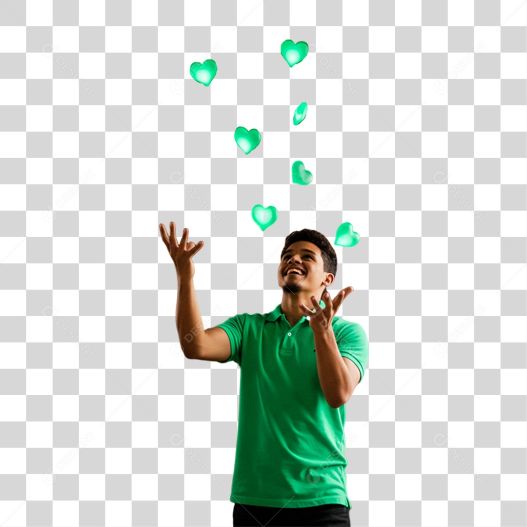 Homem Campanha de Conscientização Setembro Verde PNG Transparente