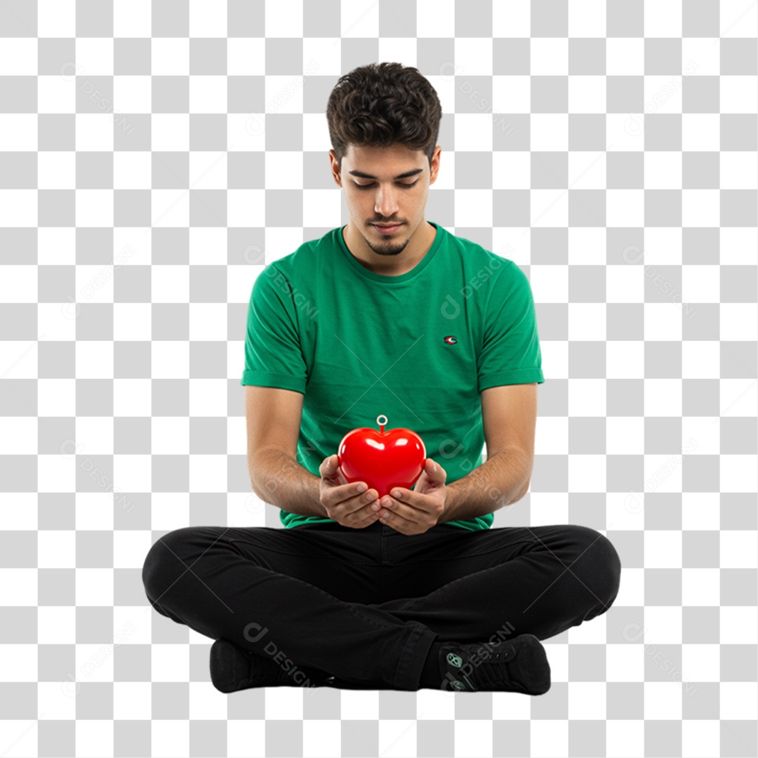 Homem Campanha de Conscientização Setembro Verde PNG Transparente