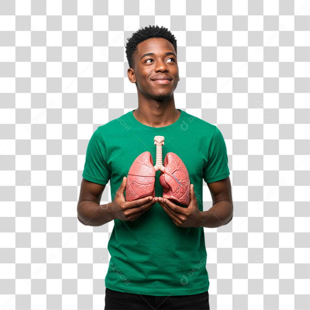 Homem Campanha de Conscientização Setembro Verde PNG Transparente