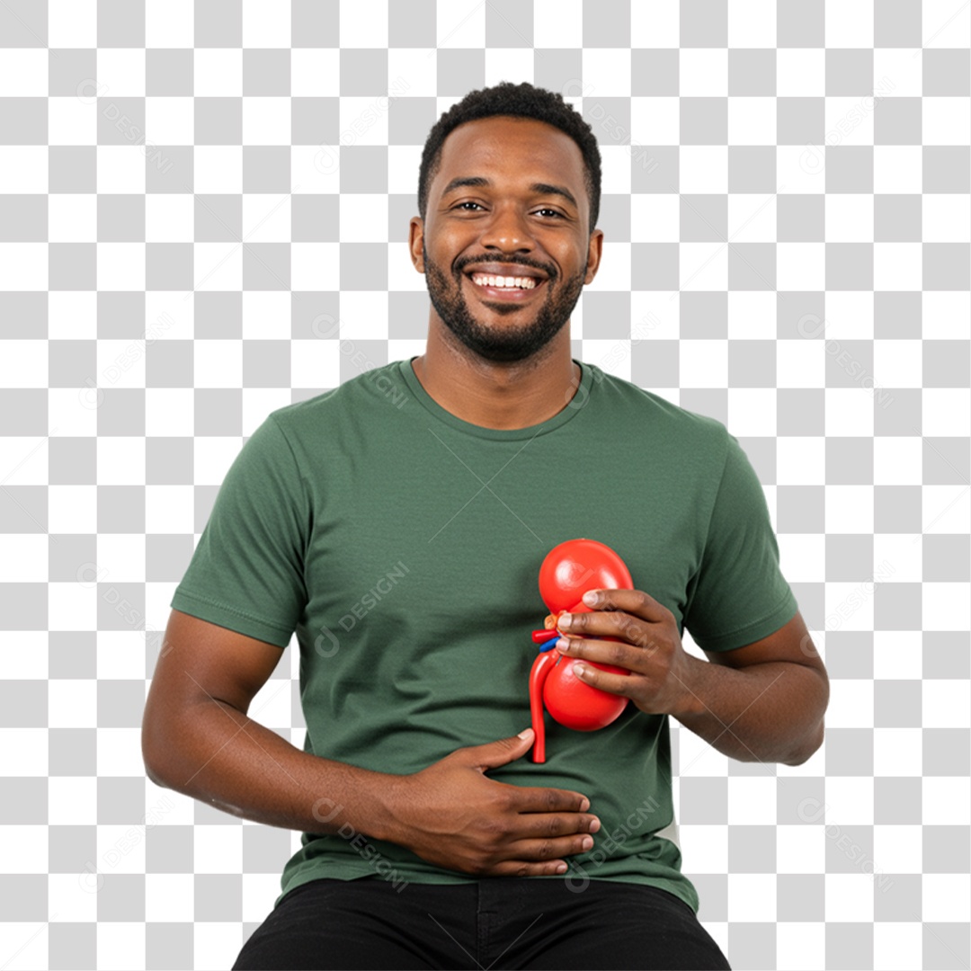 Homem Campanha de Conscientização Setembro Verde PNG Transparente