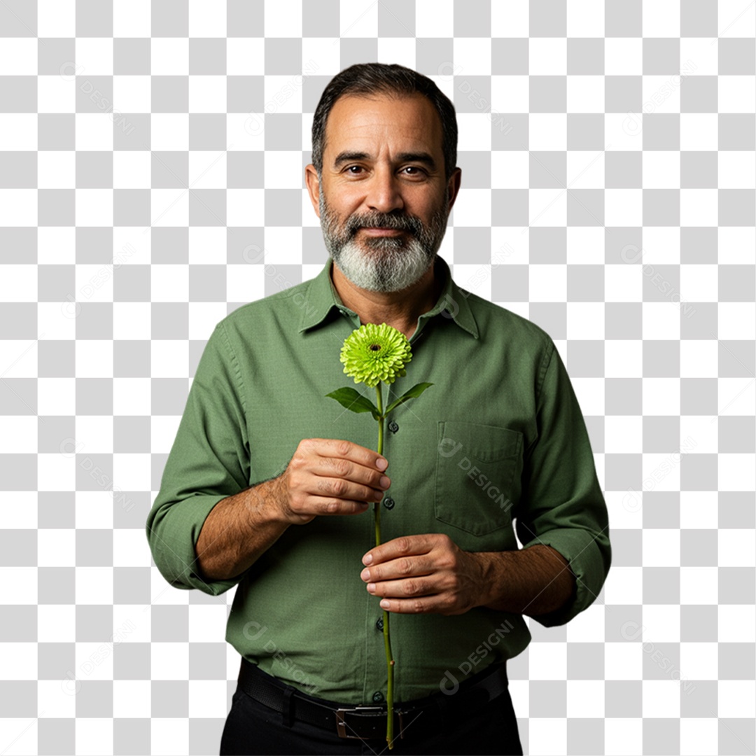 Homem Campanha de Conscientização Setembro Verde PNG Transparente