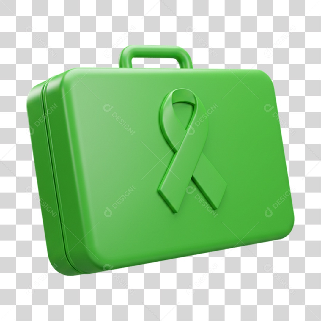 Caixa de Primeiro Socorros Campanha de Conscientização Setembro Verde PNG Transparente