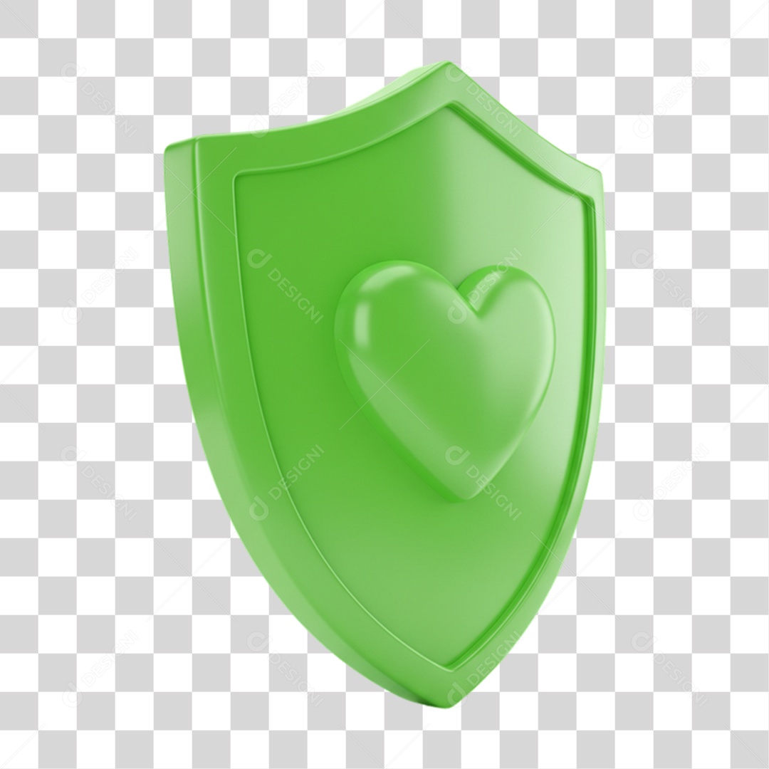 Escudo Campanha de Conscientização Setembro Verde PNG Transparente