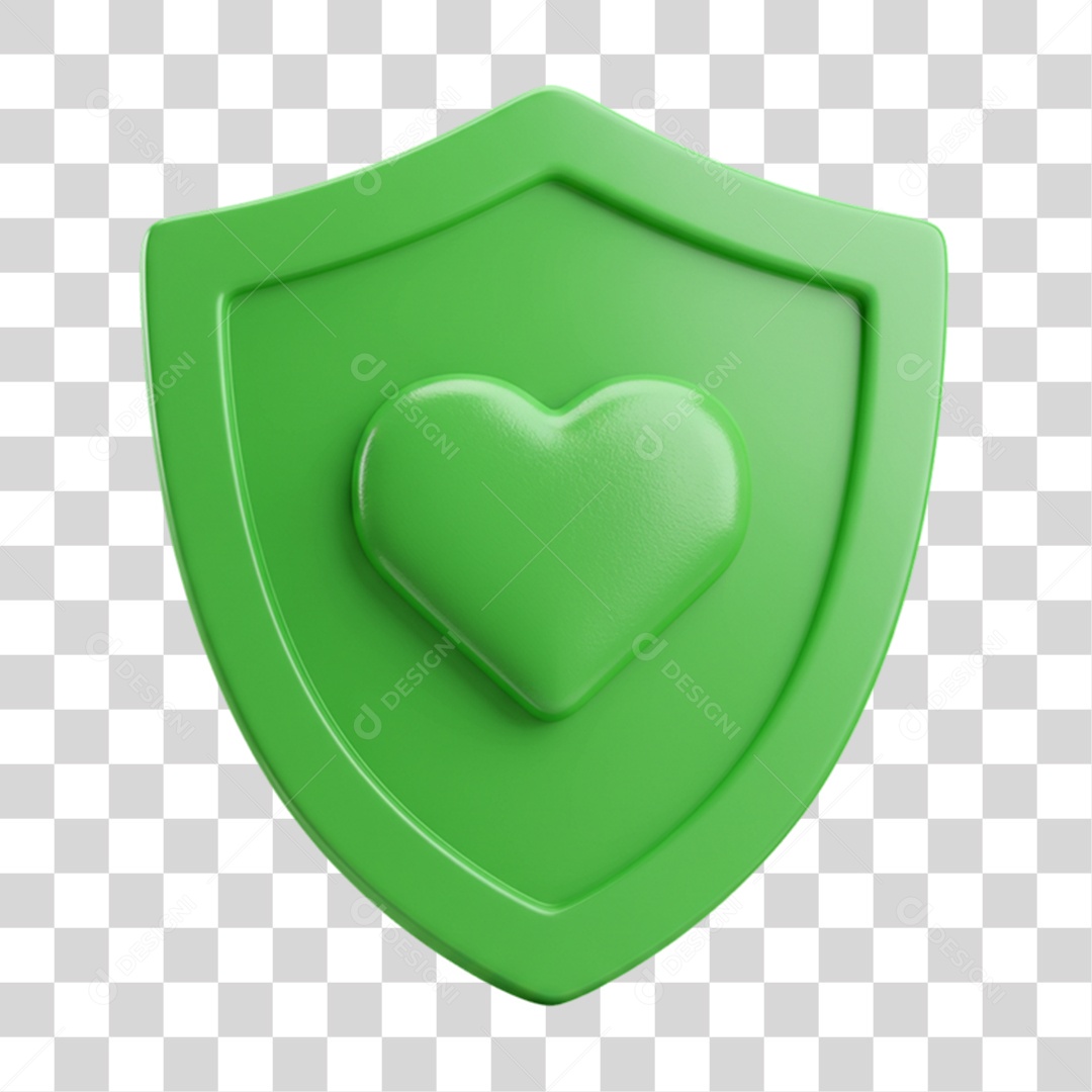 Escudo Campanha de Conscientização Setembro Verde PNG Transparente