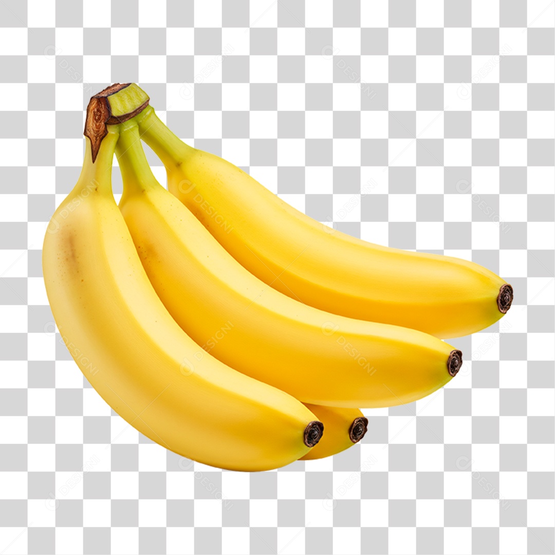 Penca de Bananas PNG Transparente