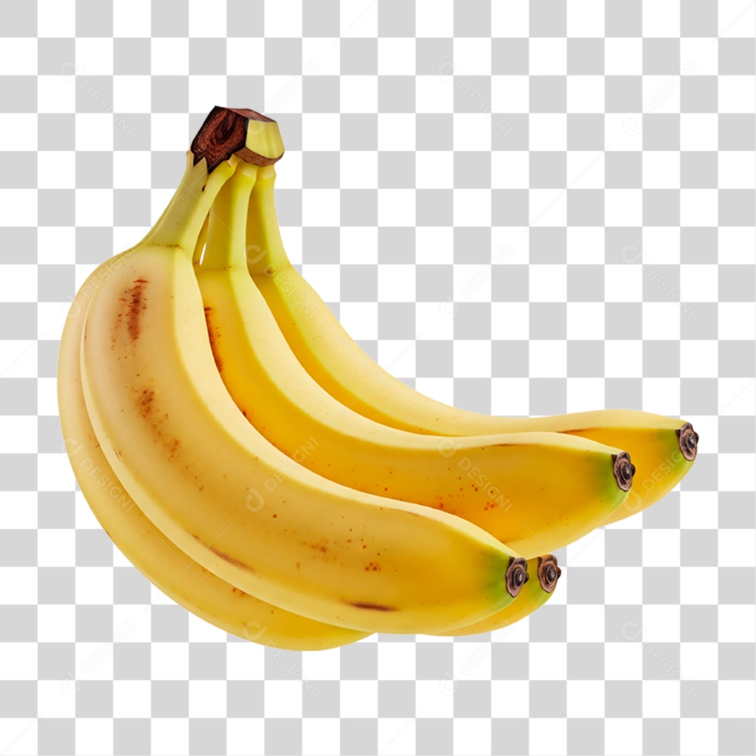 Penca de Bananas PNG Transparente