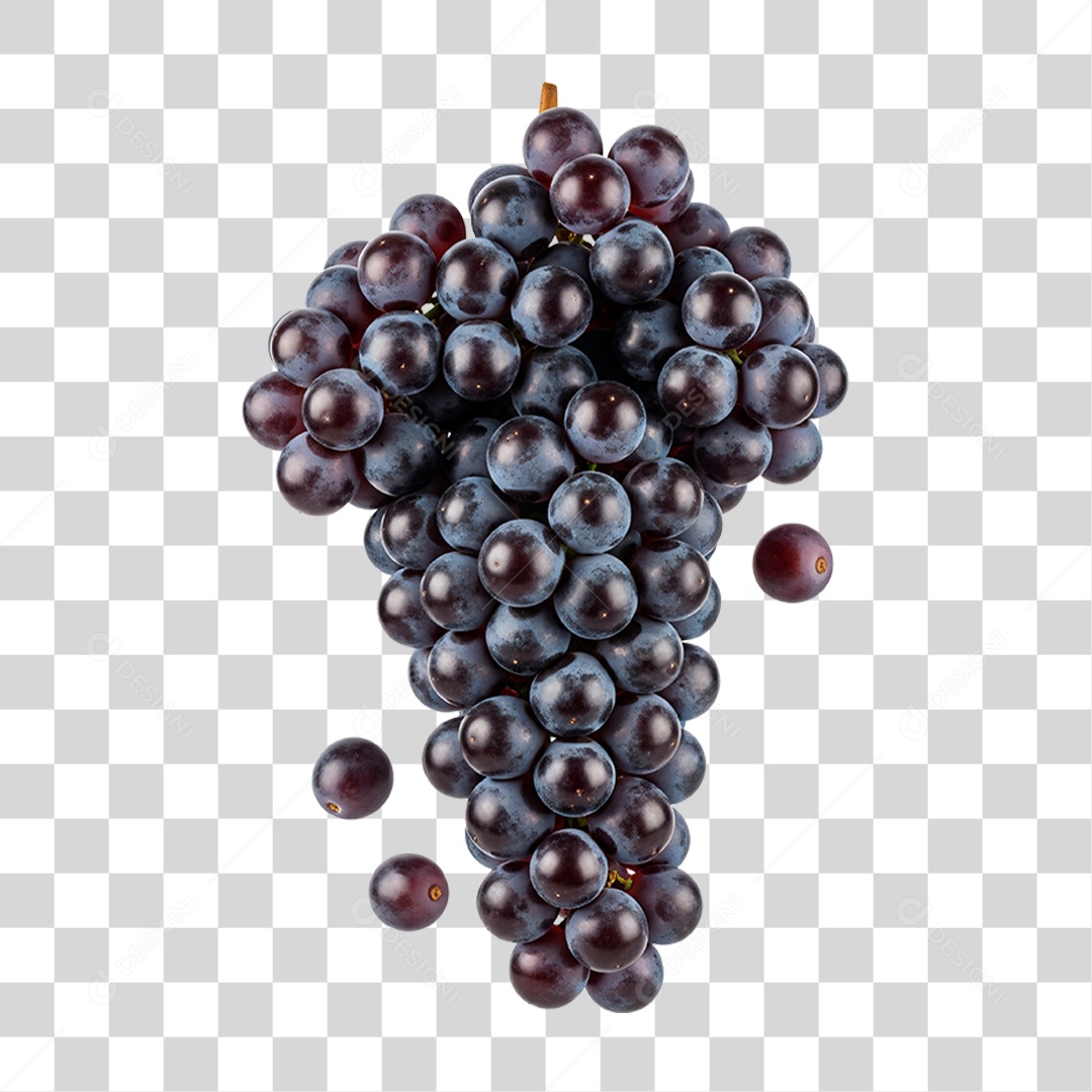 Cacho de Uva PNG Transparente
