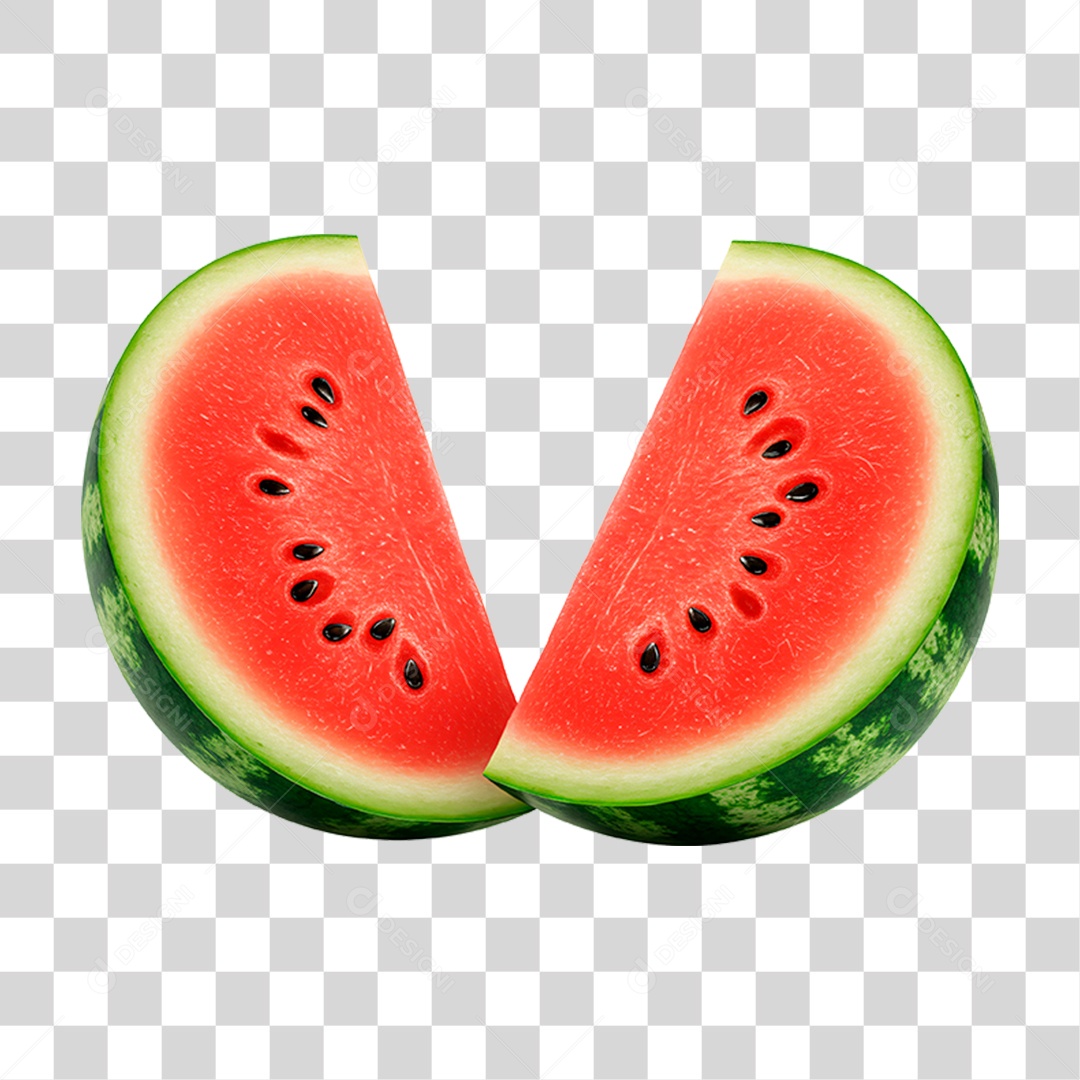 Fatia de Melancia PNG Transparente