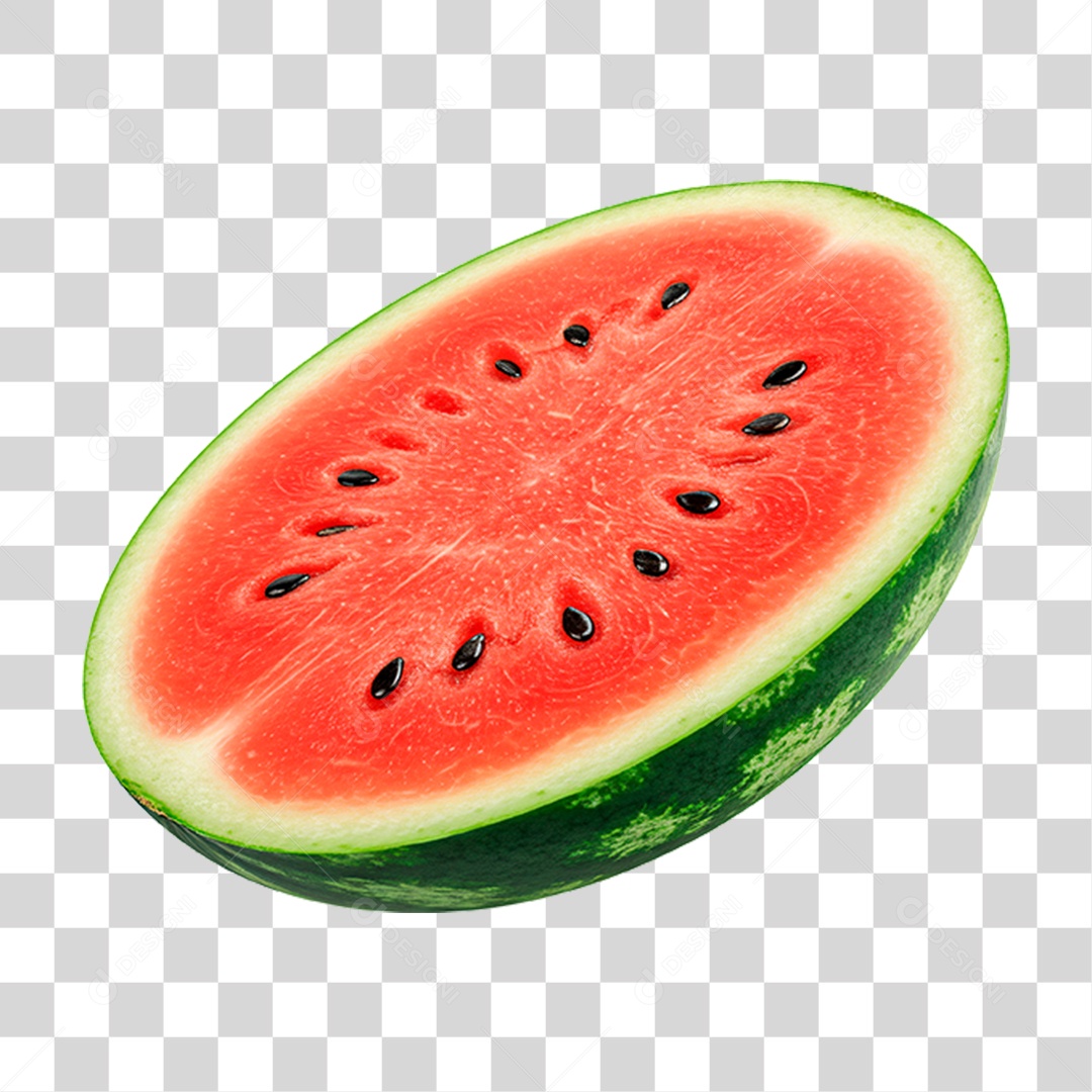 Metade de Melancia PNG Transparente