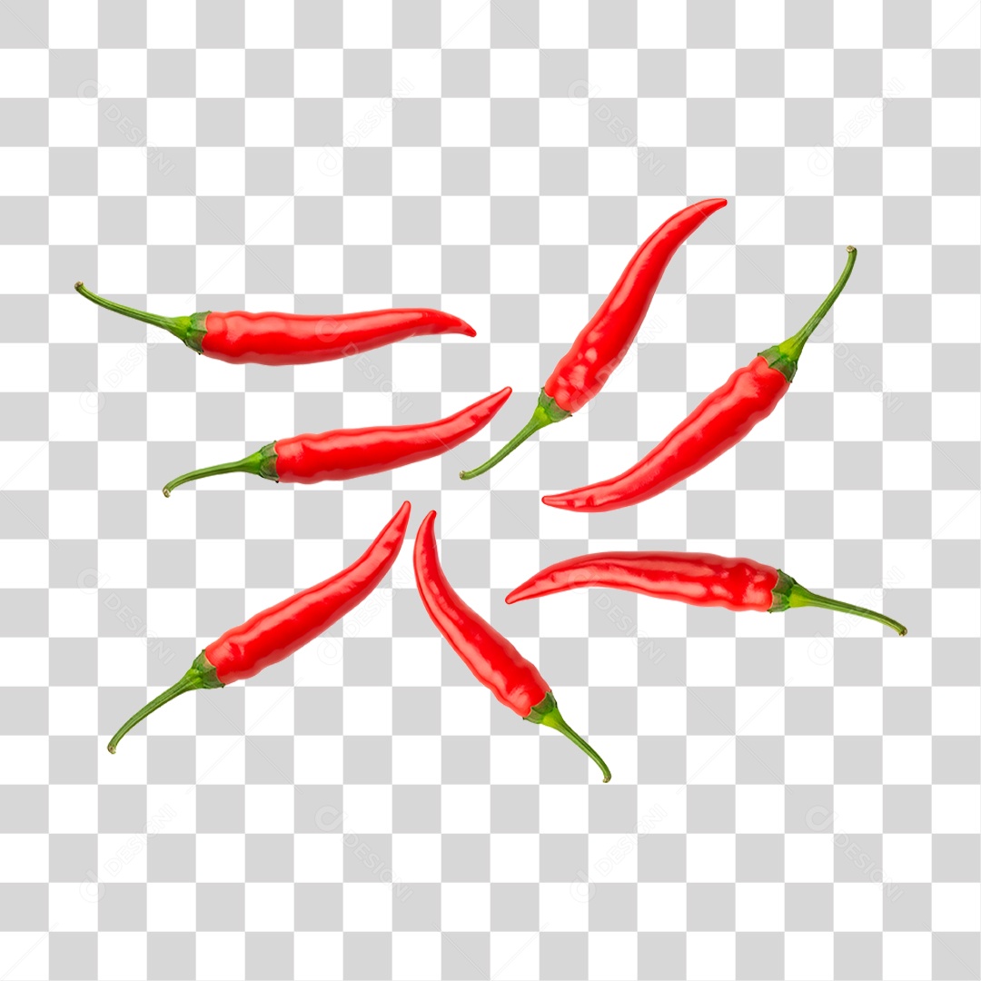 Pimentas Maduras PNG Transparente
