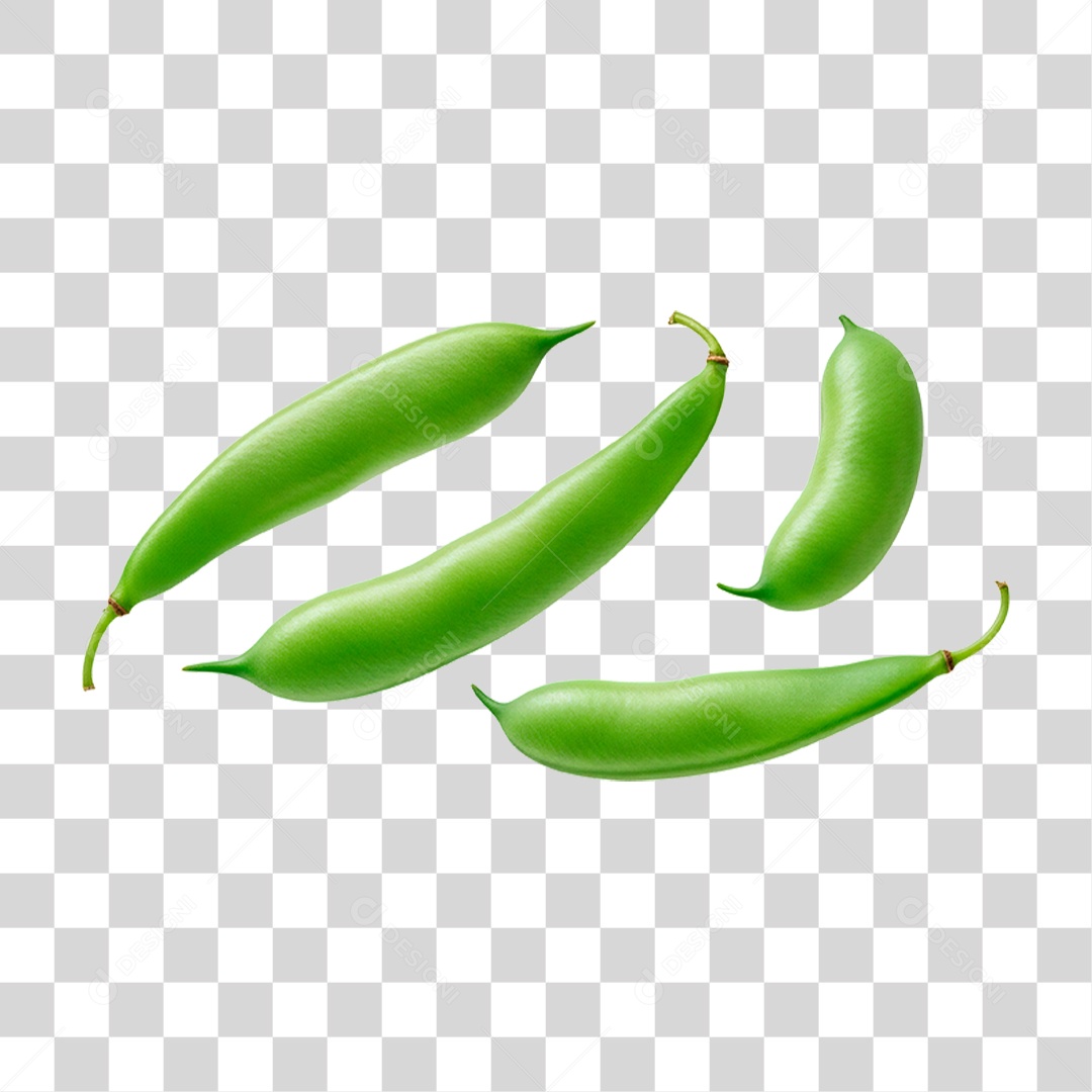 Vagem Verde PNG Transparente