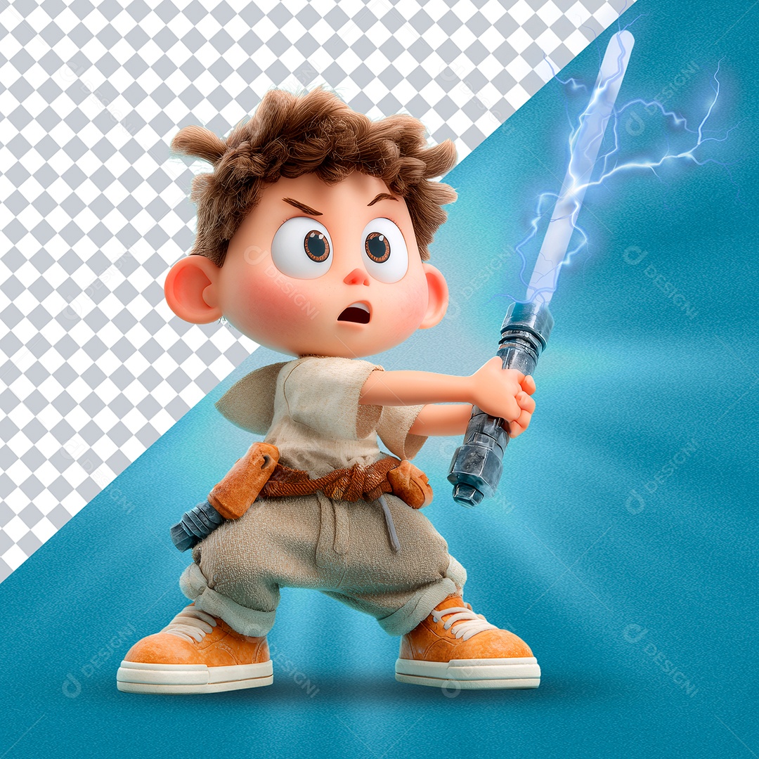 Personagem 3D Para Composição PSD