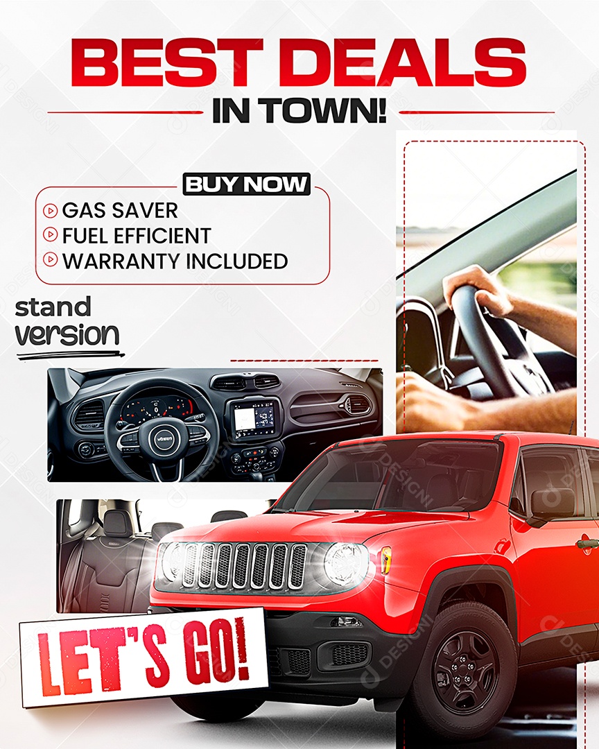 Social Media Melhores Ofertas da Cidade Concessionária PSD Editável