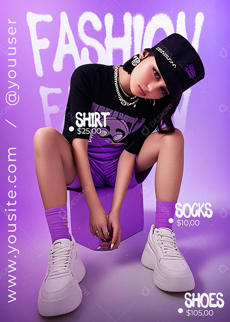 Social Media Moda Fashion PSD Editável