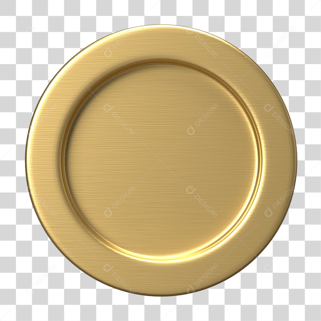 Elemento 3D Selo Forma PNG Transparente