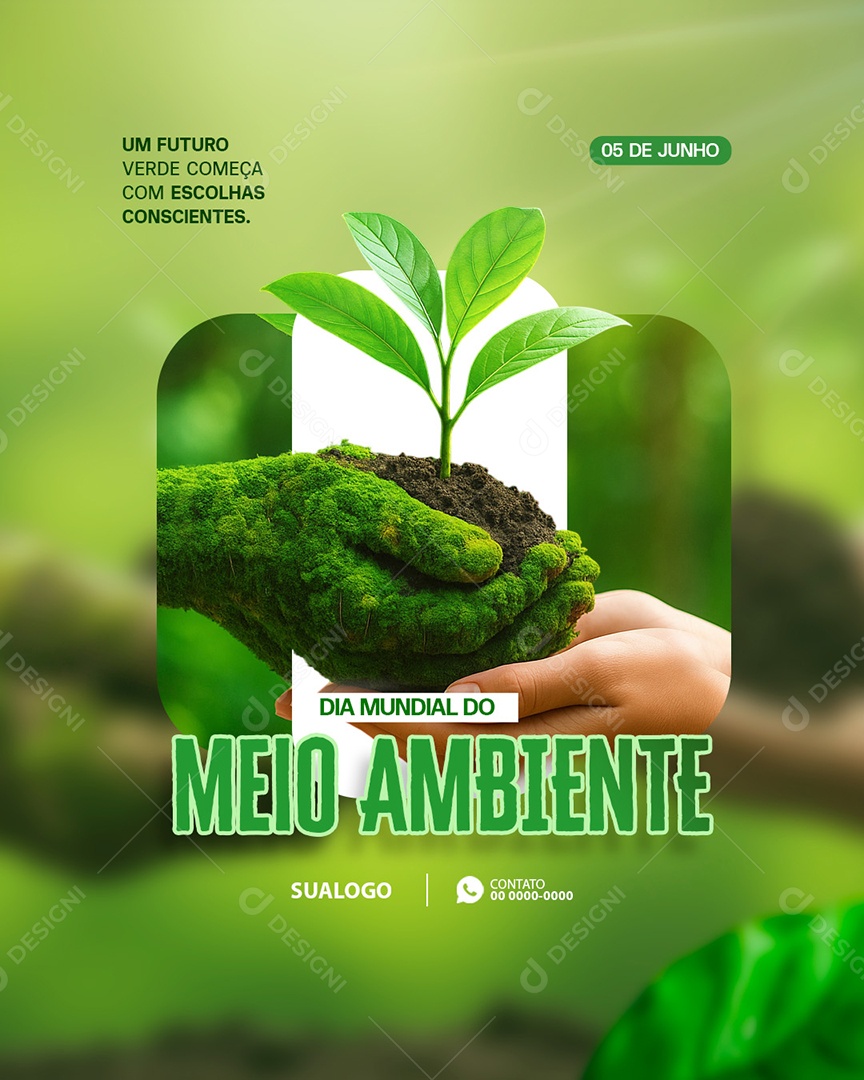 Dia do Meio Ambiente 05 de Junho Social Media PSD Editável