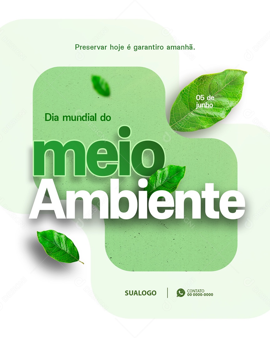 Dia do Meio Ambiente 05 de Junho Social Media PSD Editável