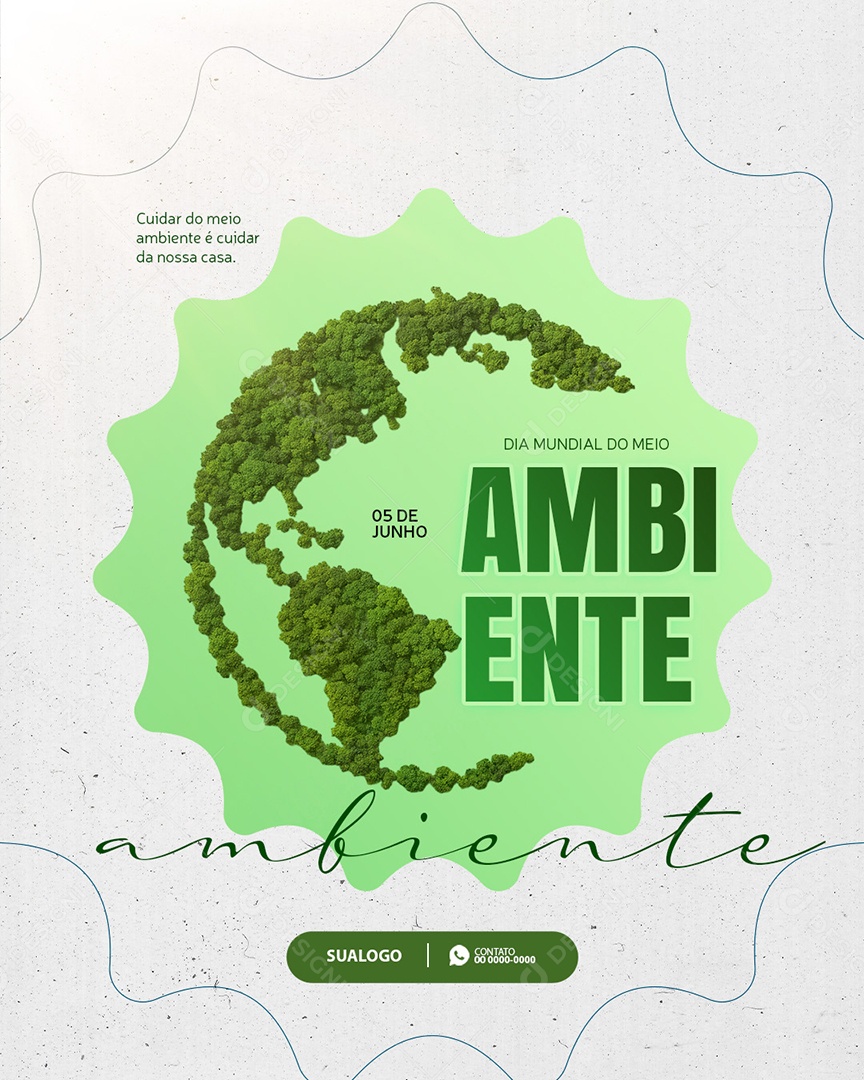 Dia do Meio Ambiente 05 de Junho Social Media PSD Editável