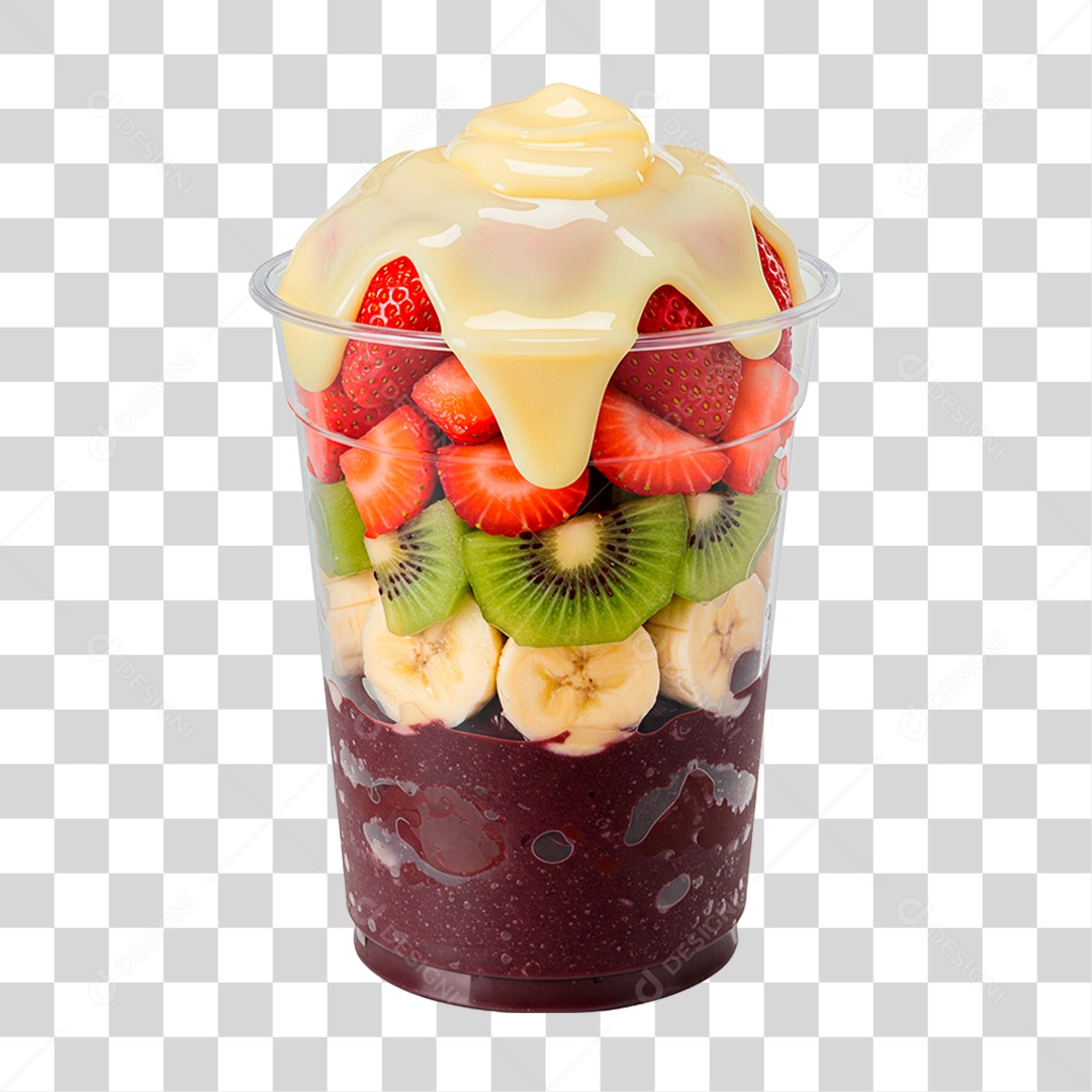 Copo de Açaí PNG Transparente