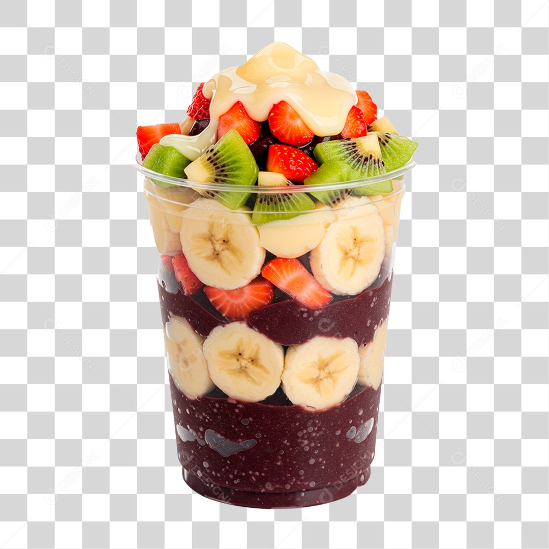 Copo de Açaí PNG Transparente