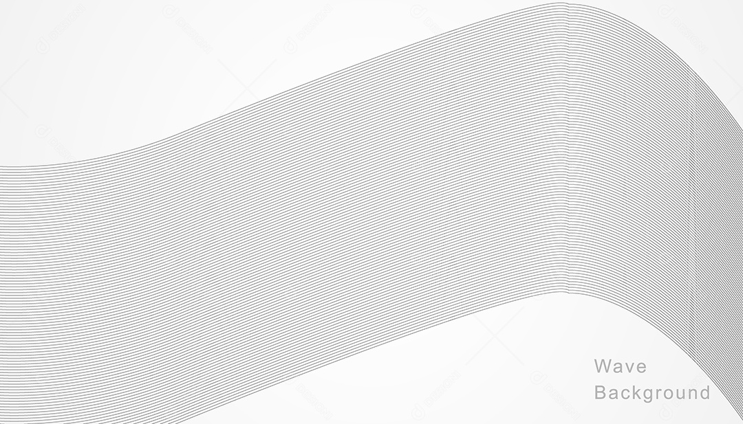 Background Ondulado Ilustração Vetor EPS