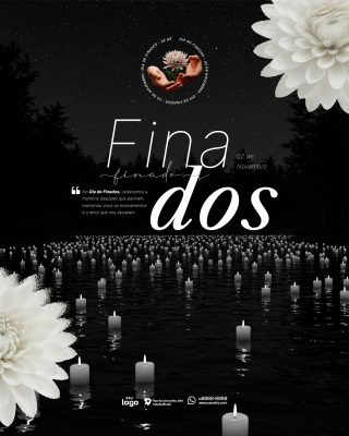 Dia de Finados 02 de Novembro Social Media PSD Editável