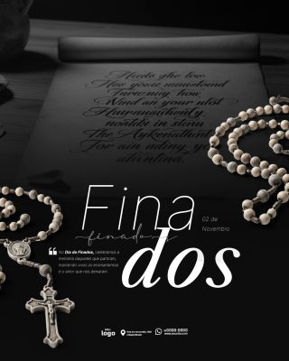 Dia de Finados 02 de Novembro Social Media PSD Editável