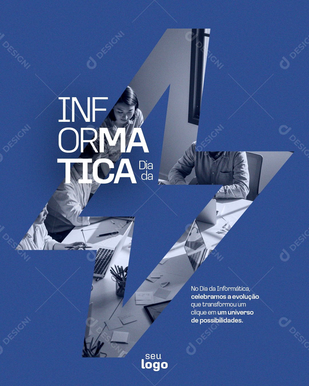 Dia Da Informática 15 De Agosto Social Media PSD Editável