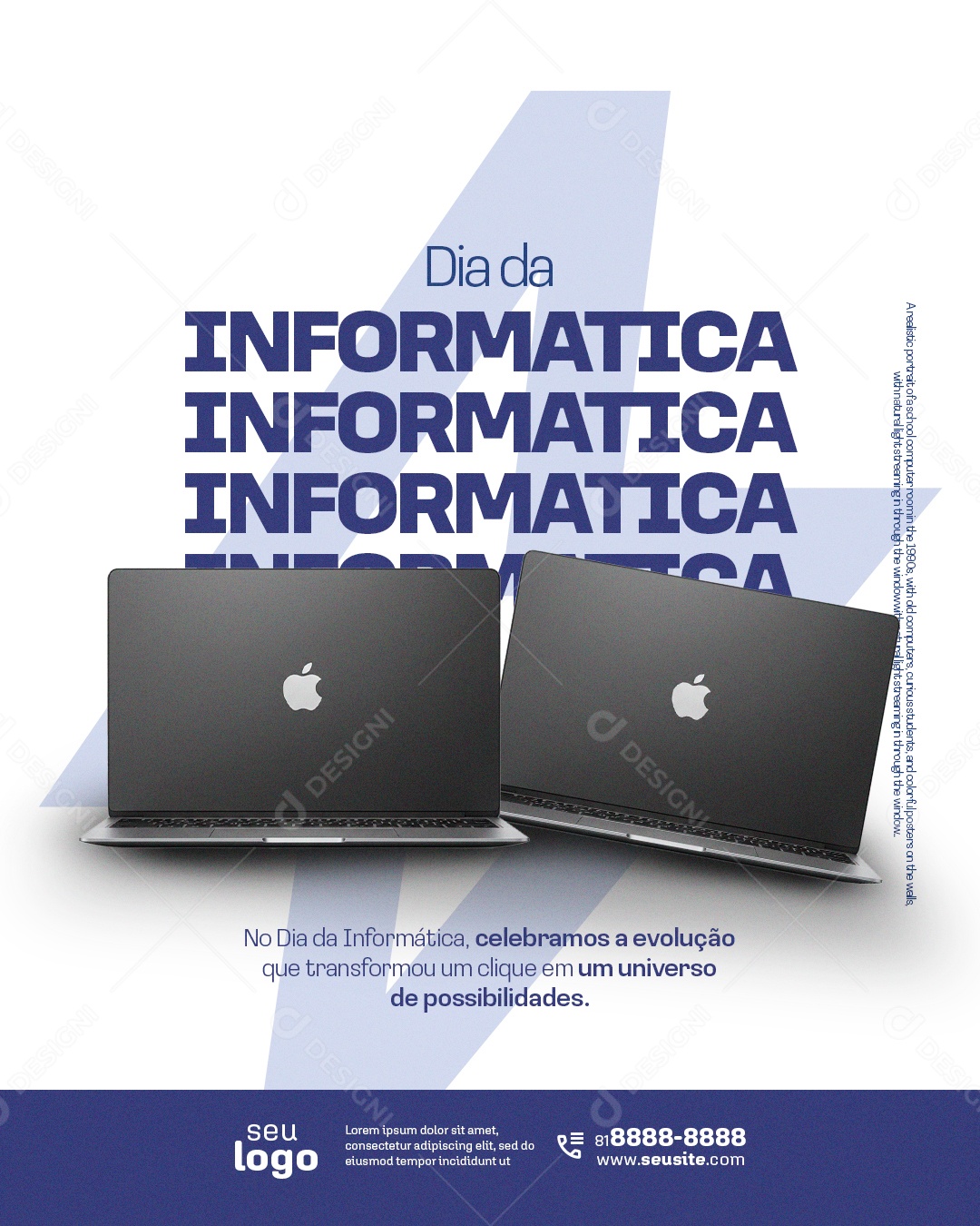 Dia Da Informática 15 De Agosto Social Media PSD Editável