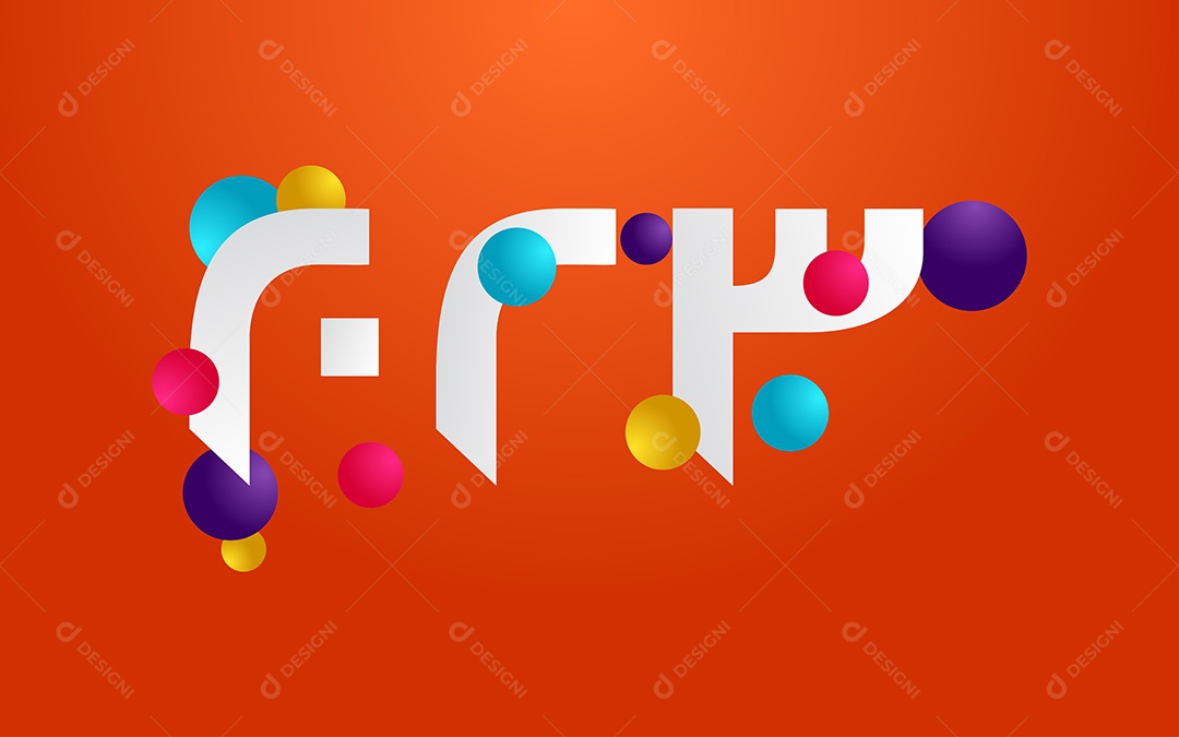 Logotipo 2023 Ano Novo Ilustração Vetor EPS