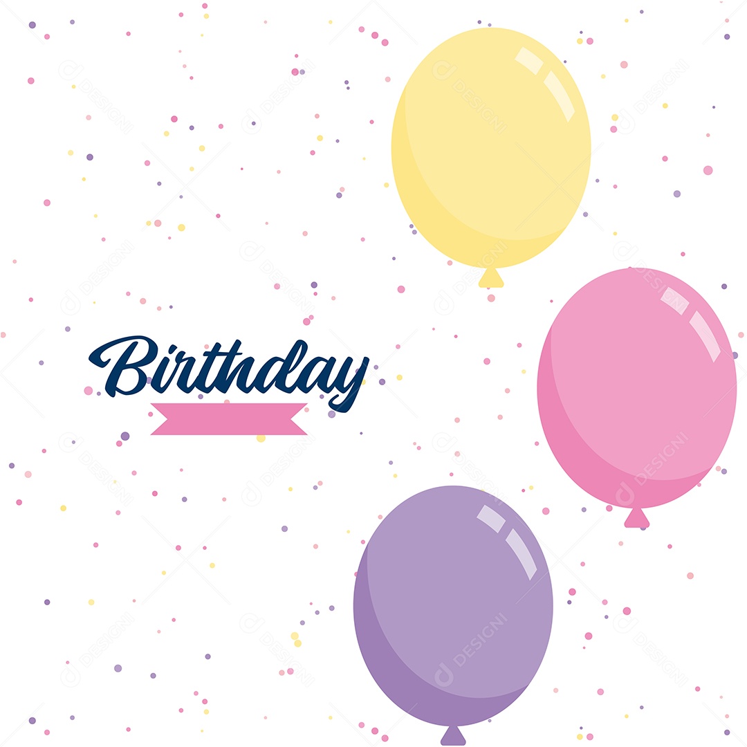 Fundo de Elementos Decorativos Vetor EPS