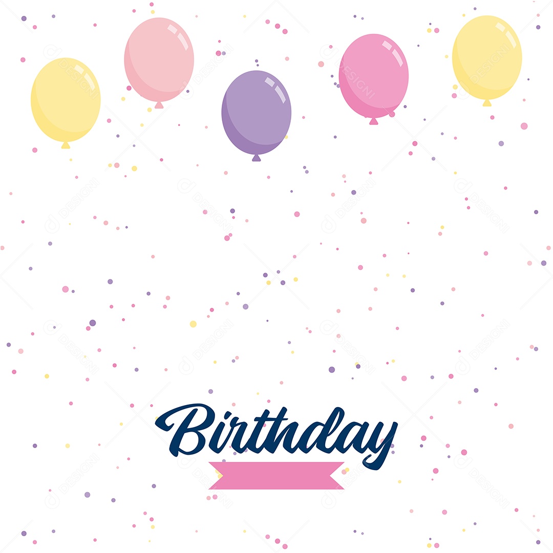 Fundo de Elementos Decorativos Vetor EPS