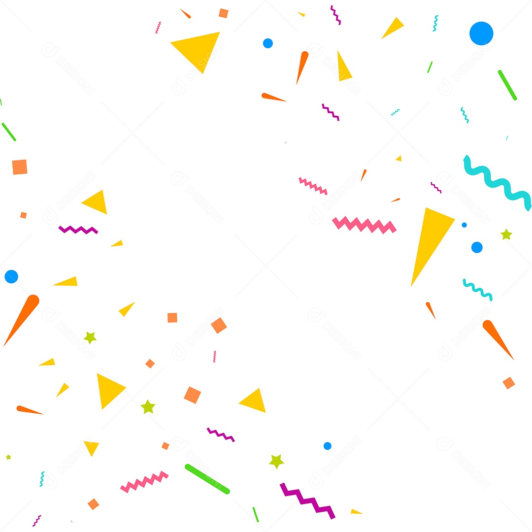 Fundo de Enfeites Coloridos Vetor EPS