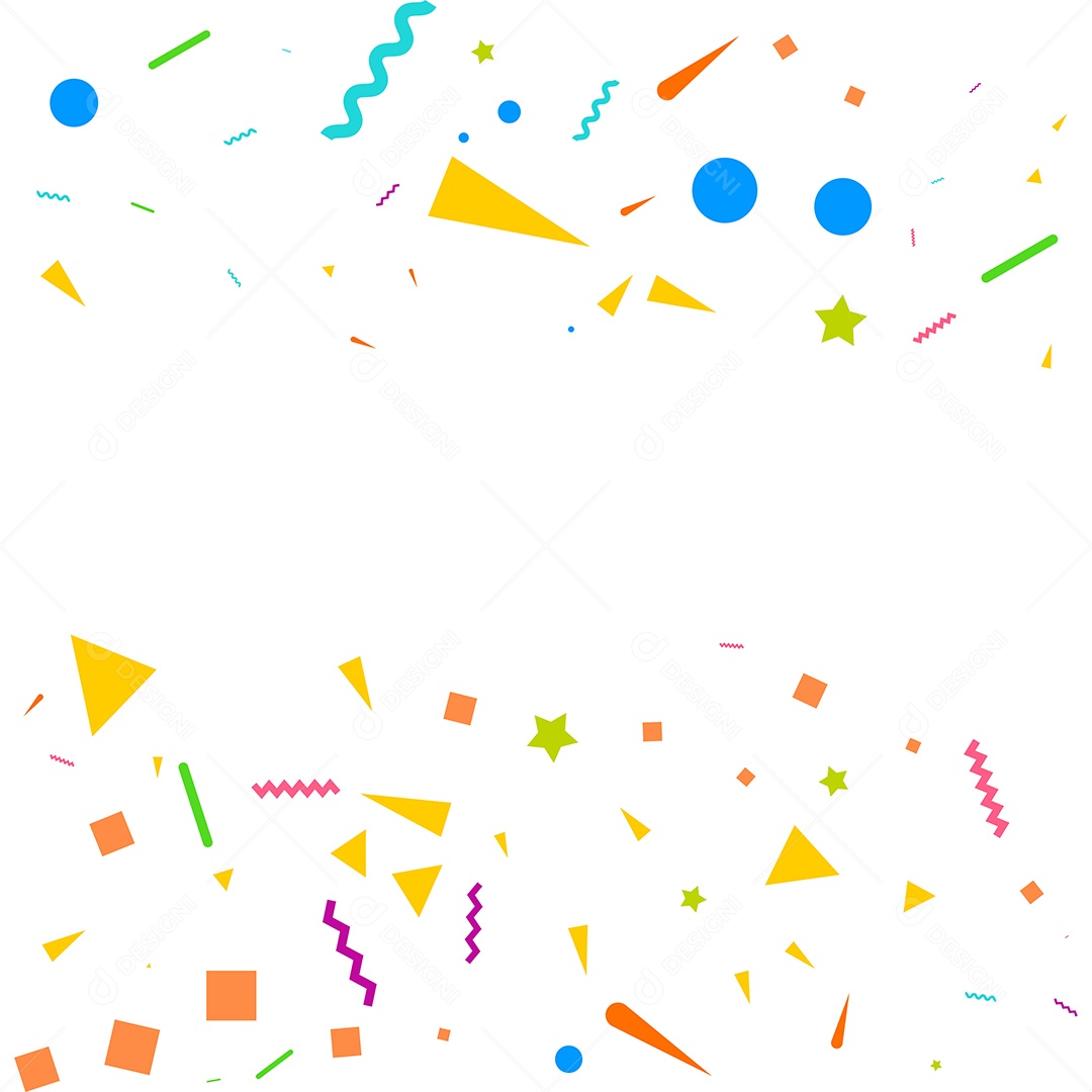 Fundo de Enfeites Coloridos Vetor EPS