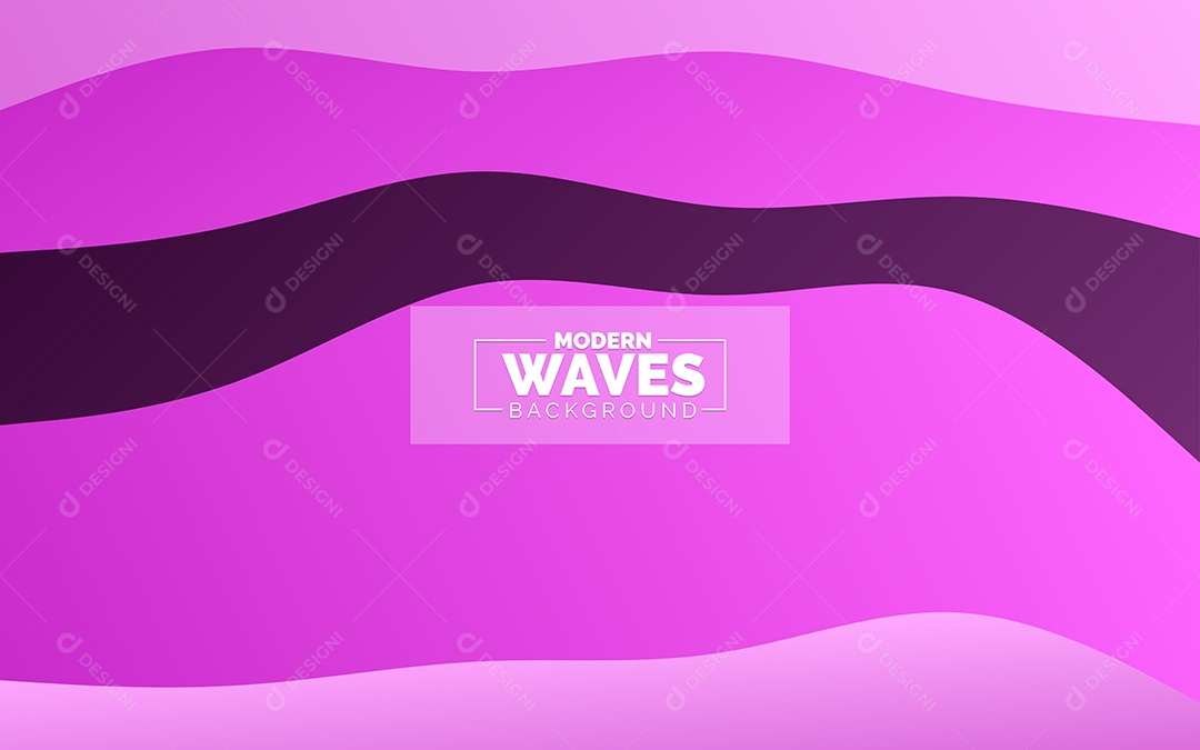 Plano de Fundo Ondas Modernas Rosa Ilustração Vetor EPS
