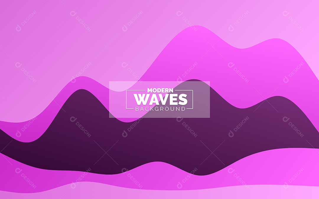 Plano de Fundo Ondas Modernas Rosa Ilustração Vetor EPS