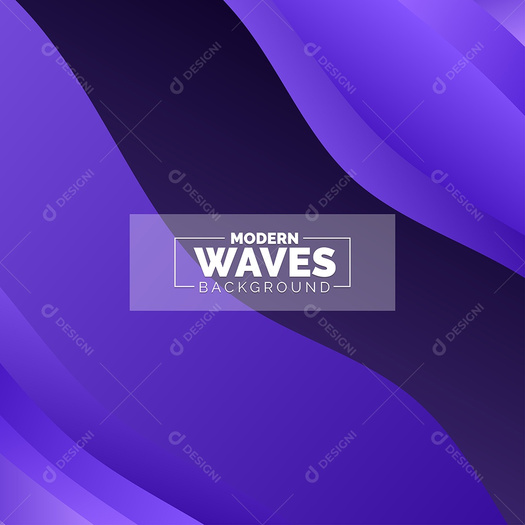 Plano de Fundo Ondas Modernas Roxo Ilustração Vetor EPS