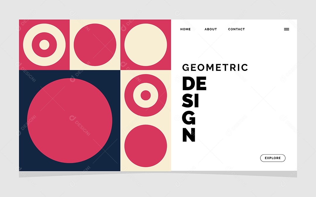 Fundo de Formas Geométricas Abstratas Ilustração Vetor EPS