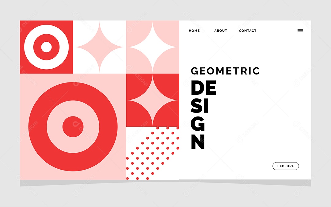 Fundo de Formas Geométricas Abstratas Ilustração Vetor EPS