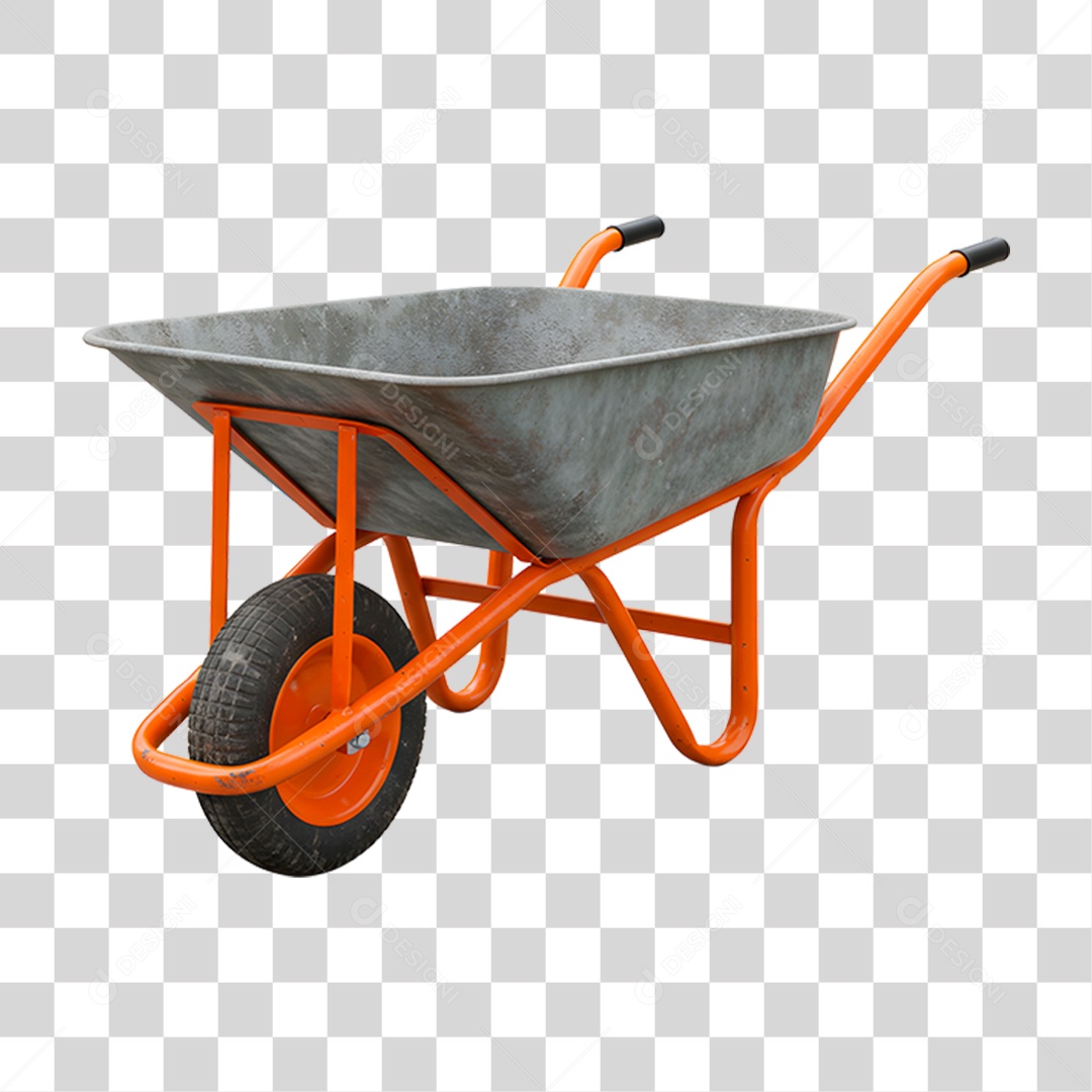 Carrinho de Mão PNG Transparente